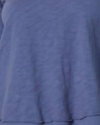 3/4 Length Sleeve Twist Neck Top in Whirlpool | Whirlpool