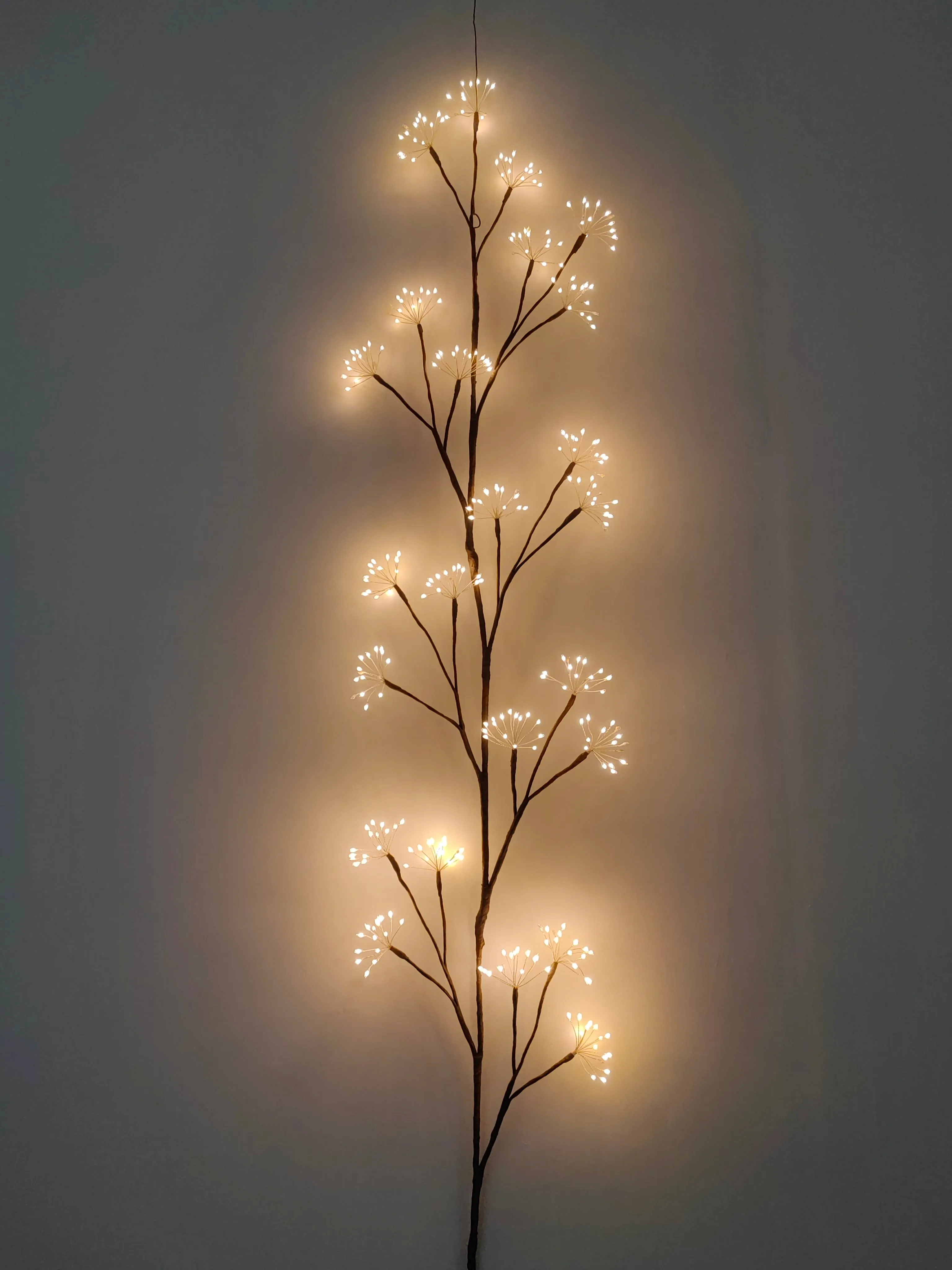 37525-BR - 70in LED Cluster Branch Indoor Christmas Decor Plug In Operated