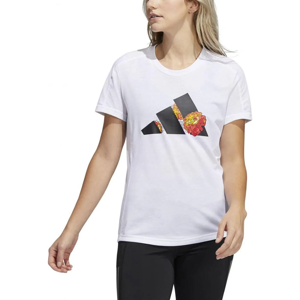 Adidas Women's Areoready Marigold T-Shirt - White