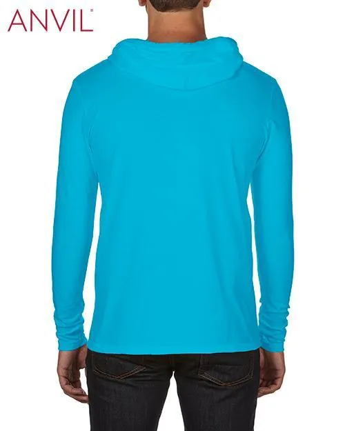 Adult Lightweight Long Sleeve Hooded Tee