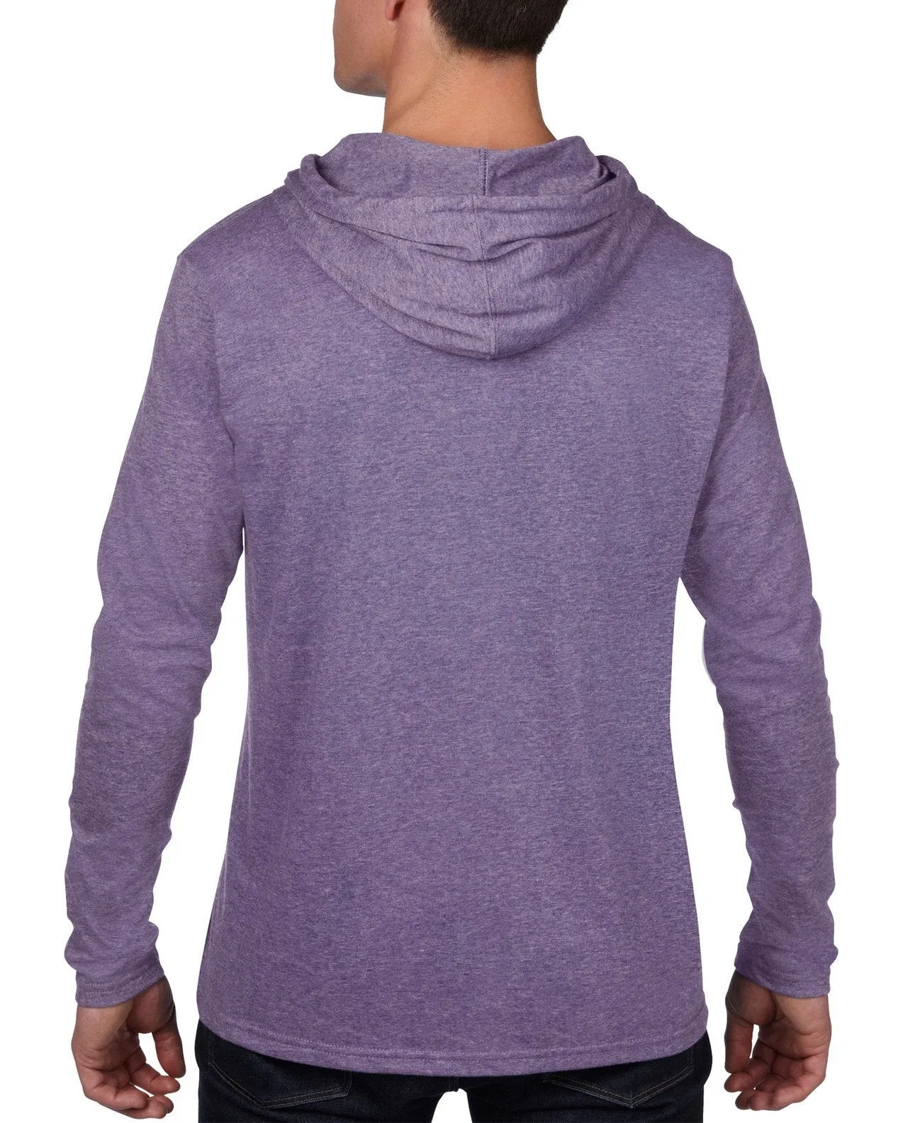 Adult Lightweight Long Sleeve Hooded Tee