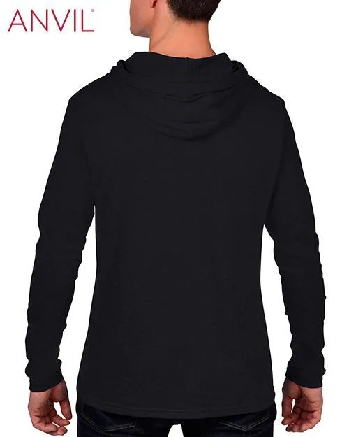 Adult Lightweight Long Sleeve Hooded Tee