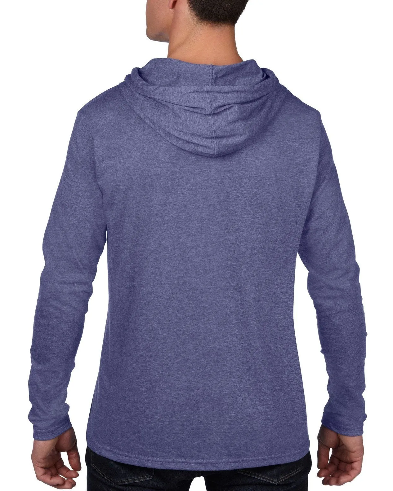 Adult Lightweight Long Sleeve Hooded Tee