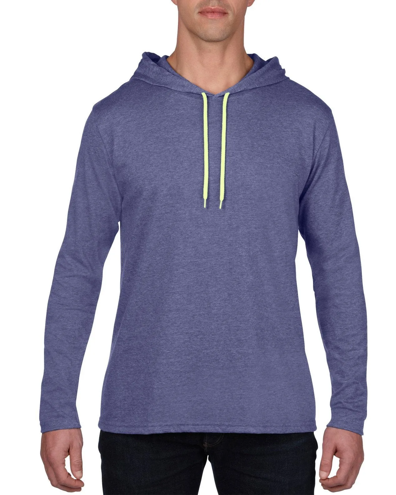 Adult Lightweight Long Sleeve Hooded Tee