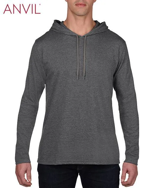 Adult Lightweight Long Sleeve Hooded Tee