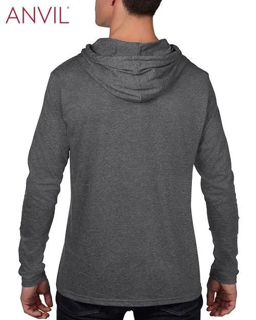 Adult Lightweight Long Sleeve Hooded Tee