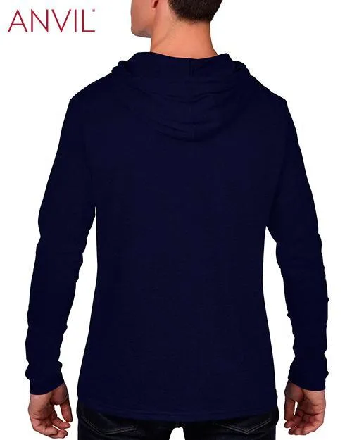 Adult Lightweight Long Sleeve Hooded Tee