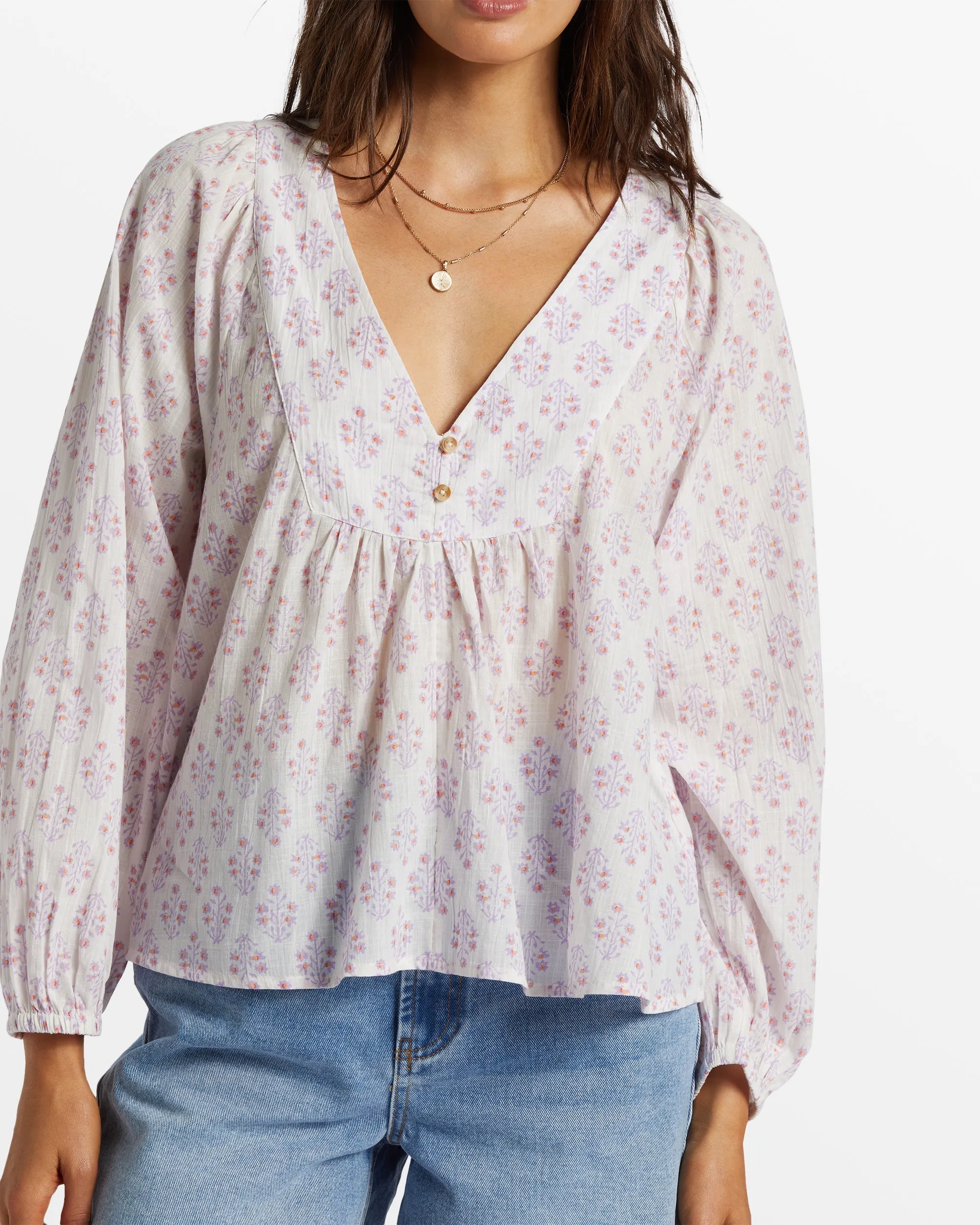 Ambers Relaxed Long Sleeve Shirt - Tulip