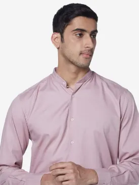 Ascot Light Pink Relaxed-Fit Casual Shirt