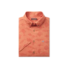 Atoll Woven Shirt - Geometric Fish