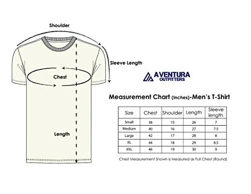 Aventura Outfitters Men's Round Neck Half Sleeve Multi Color Solid T-Shirts- Pack of 4 - L (AO11-L)