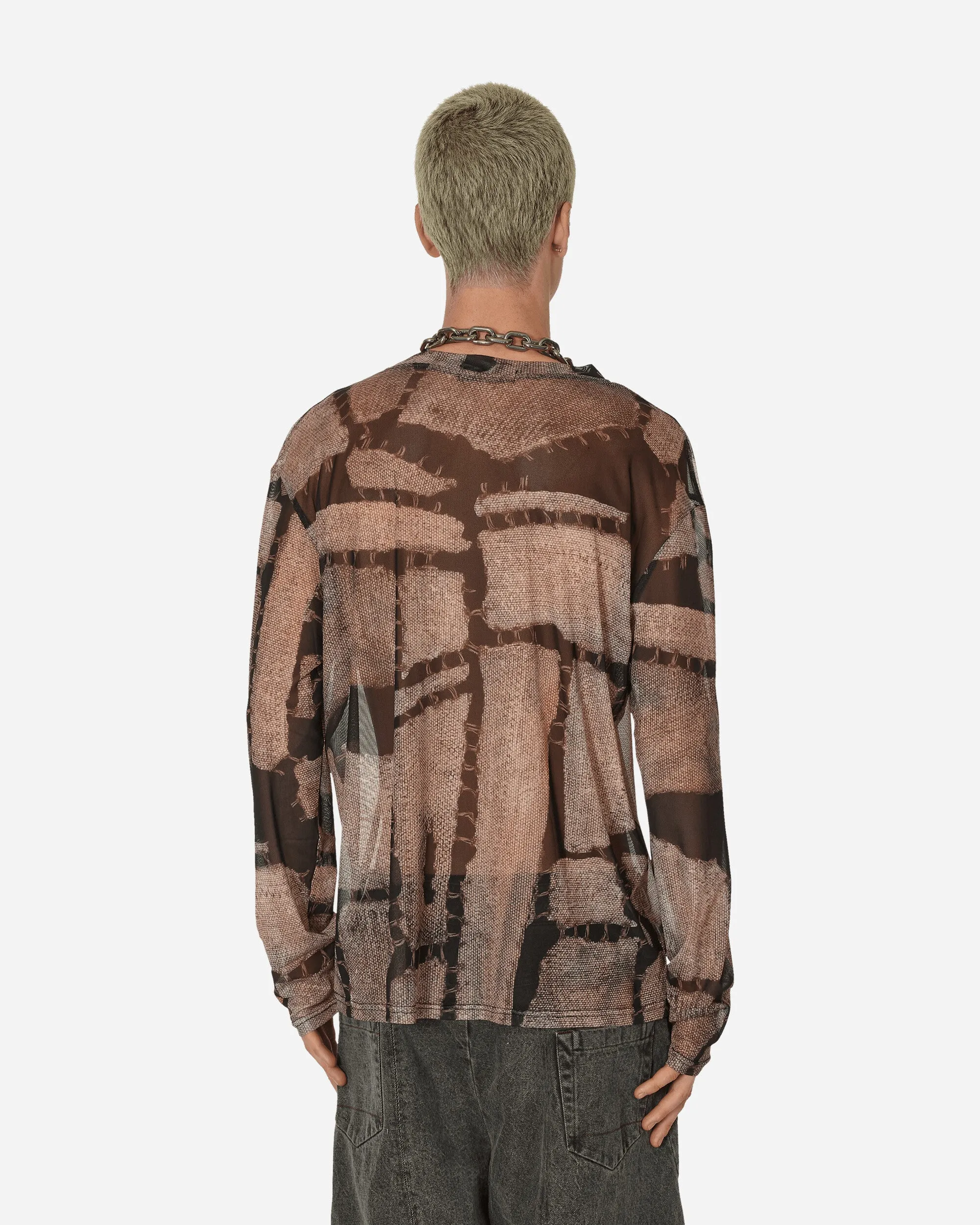 Ben Mesh Longsleeve T-Shirt Rust