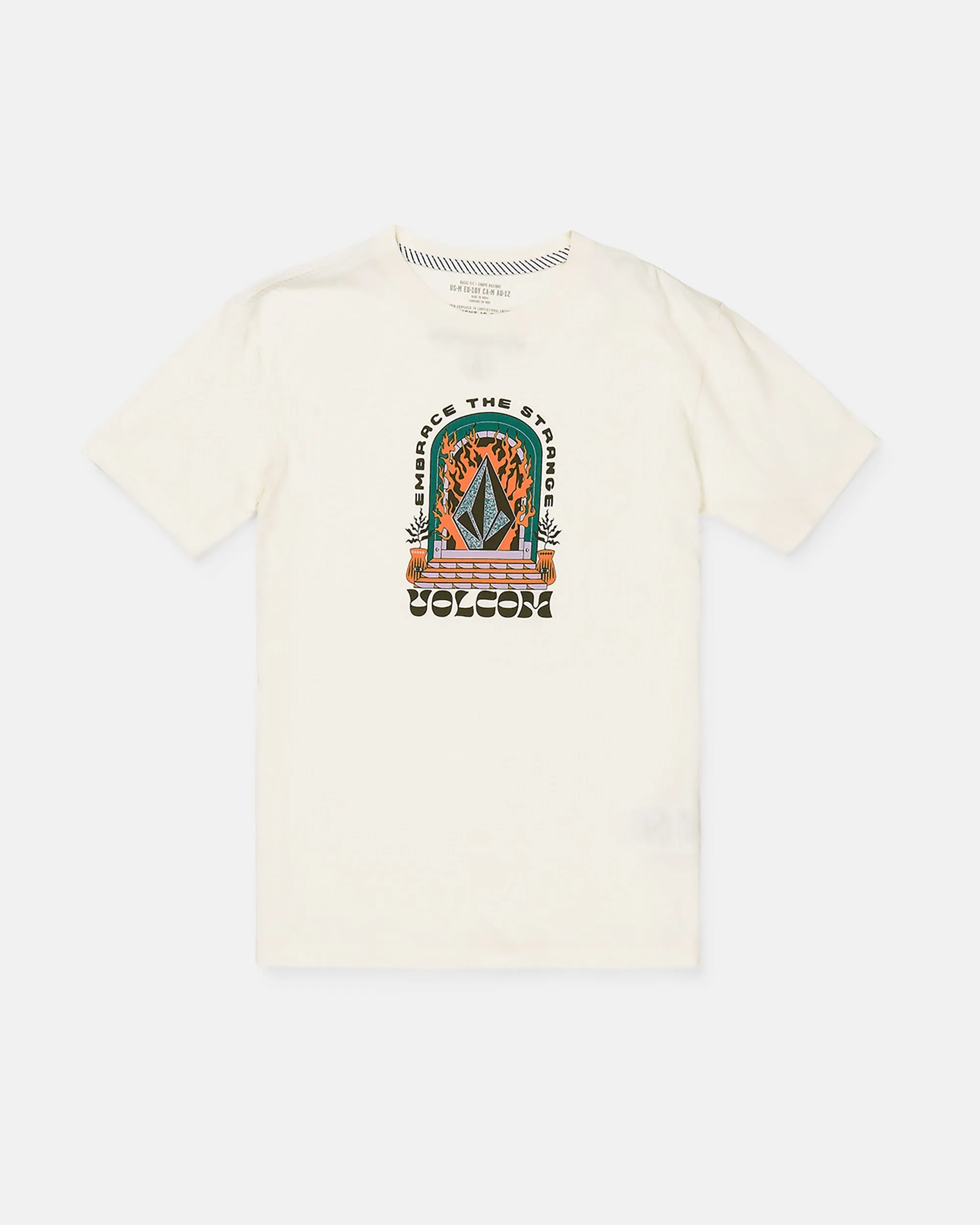 Big Boys Sacred Stone Short Sleeve Tee - Off White