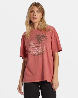 Billabong Dreaming Of Paradise T-Shirt - RED CLAY