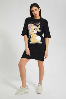 Black Thumper Long T-Shirt