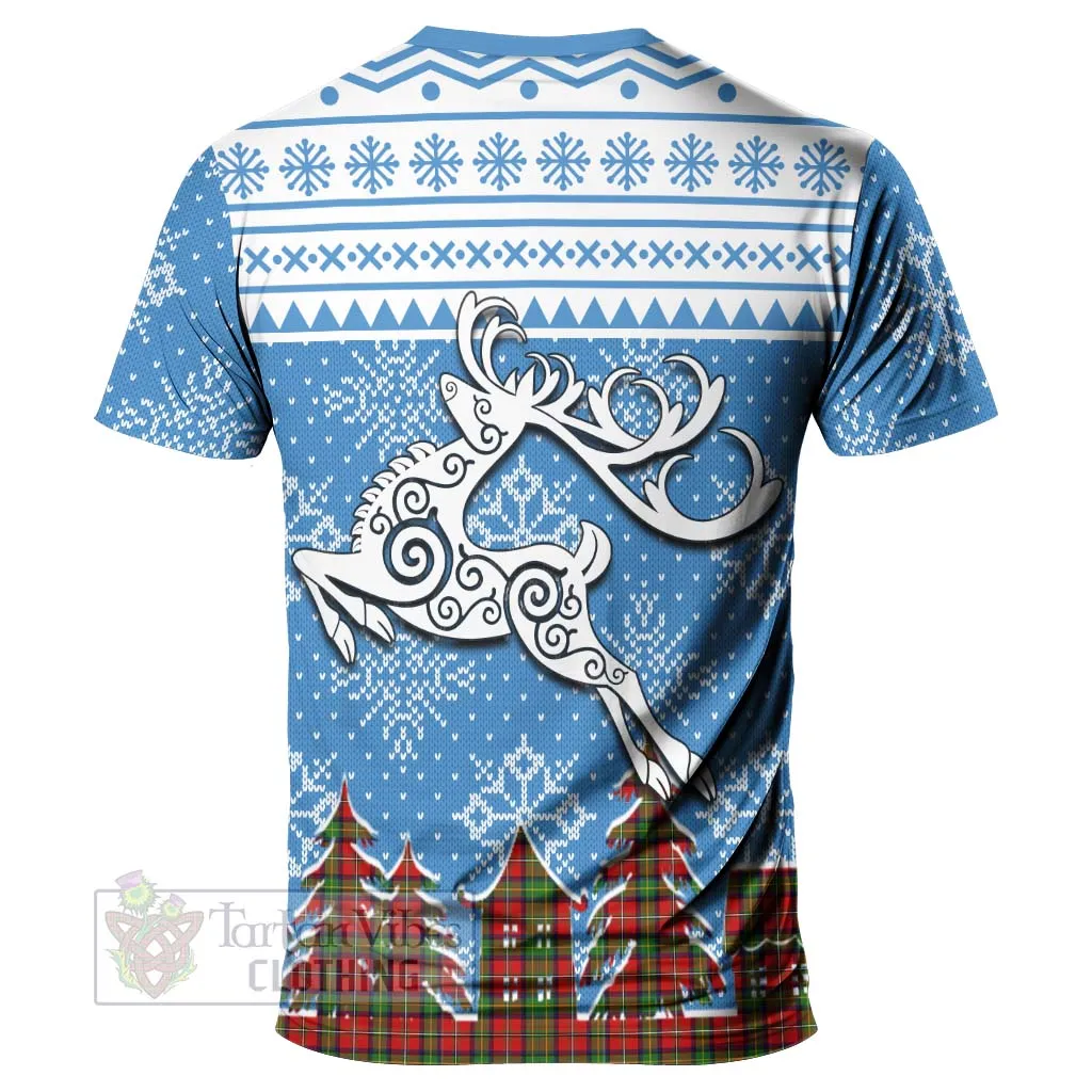 Boyd Clan Christmas T-Shirt Celtic Reindeer Style