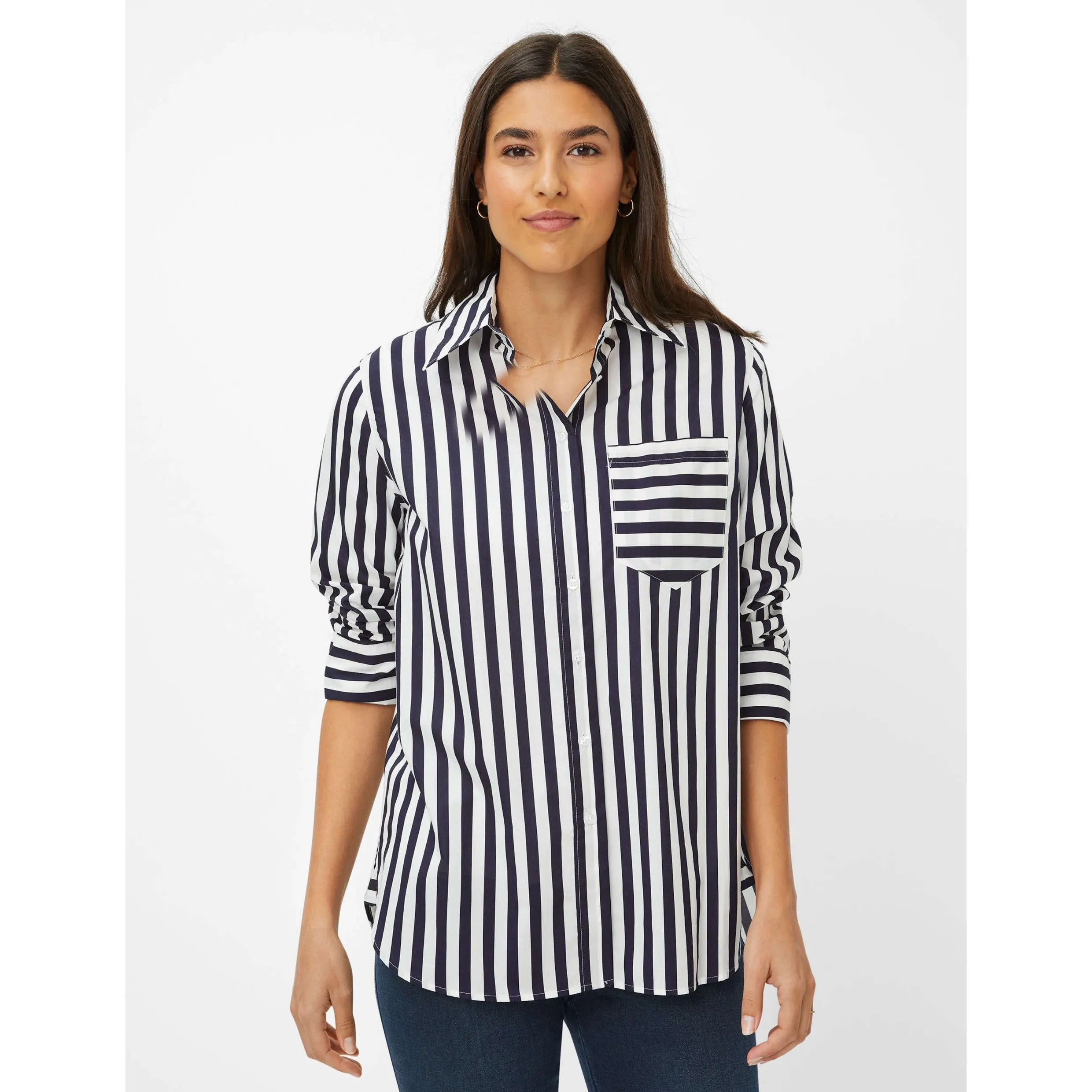 Brax Viki Shirt in Navy 45-5948/22