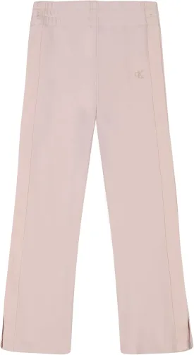 Calvin Klein Girls' Soft Fleece Logo Sweatpants, Comfortable Fit and Elastic Waistband