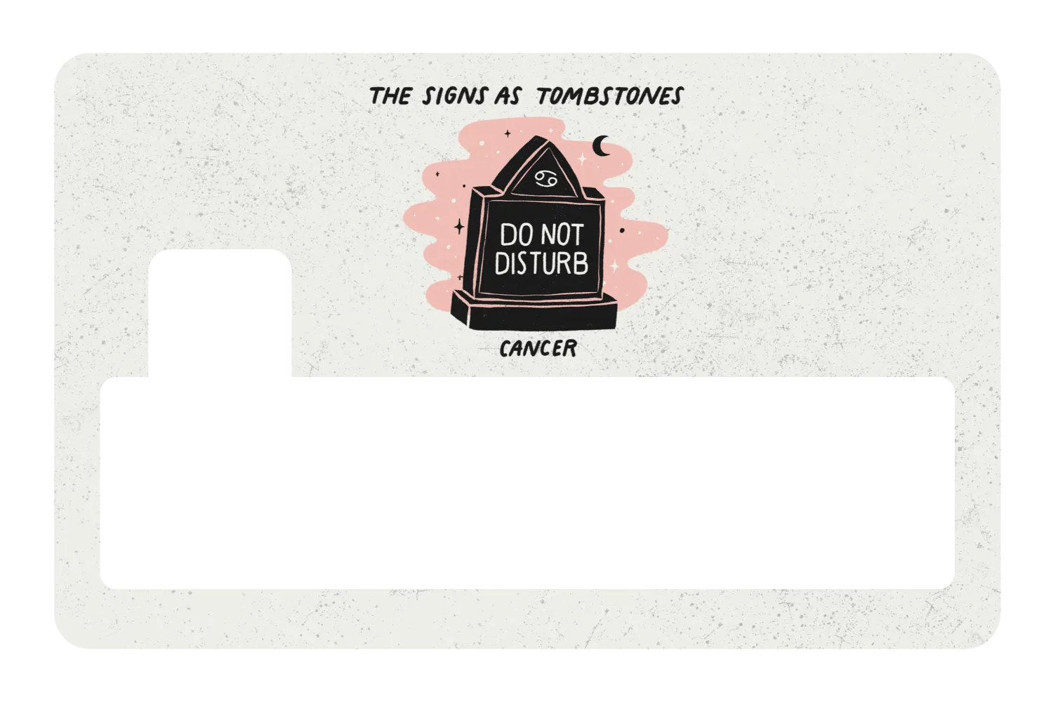 Cancer as a Tombstone