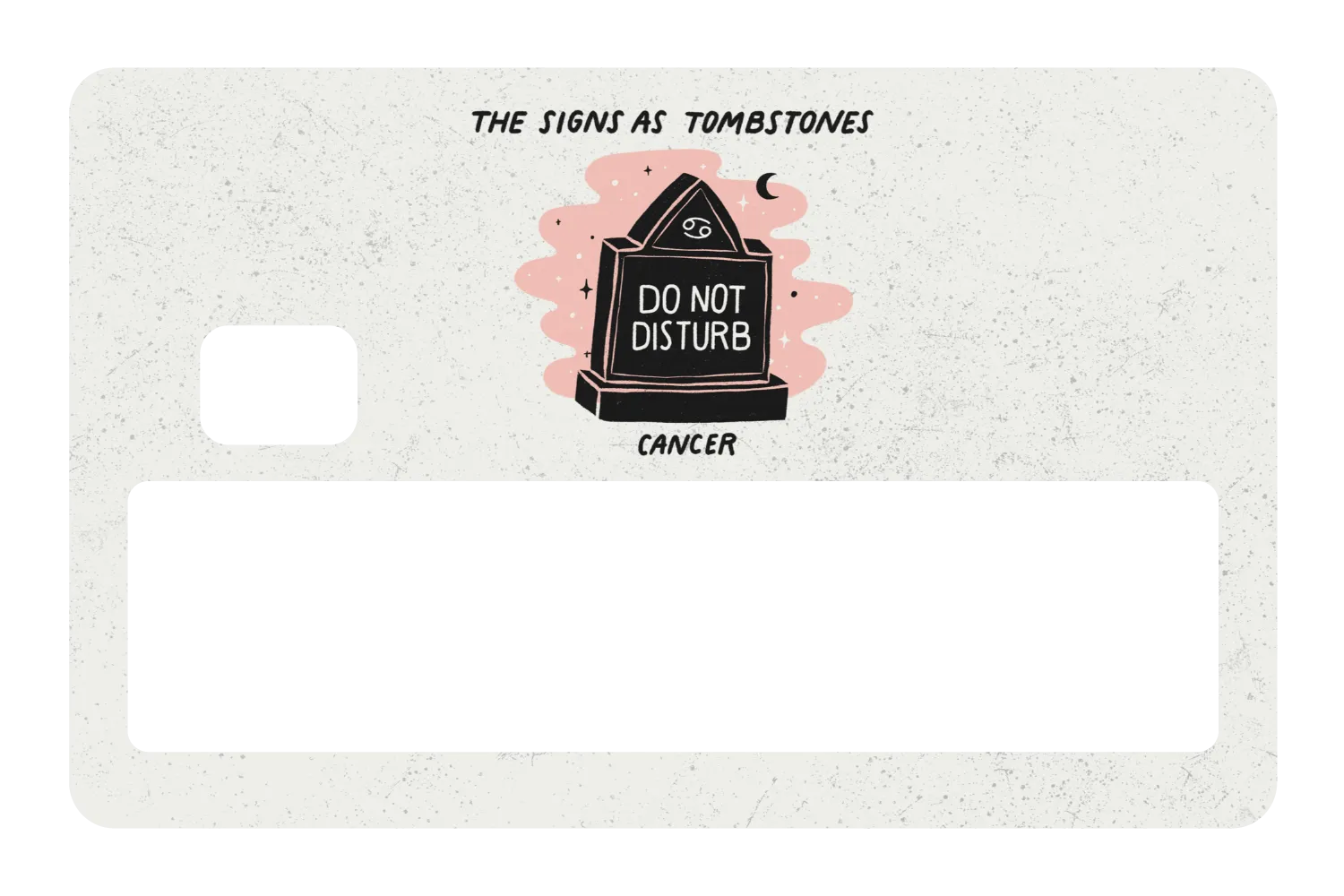Cancer as a Tombstone
