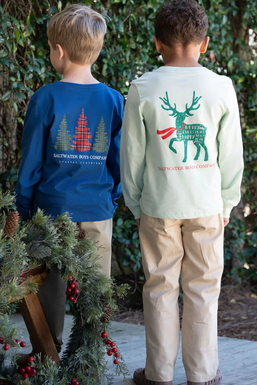Christmas Deer Long Sleeve Tee