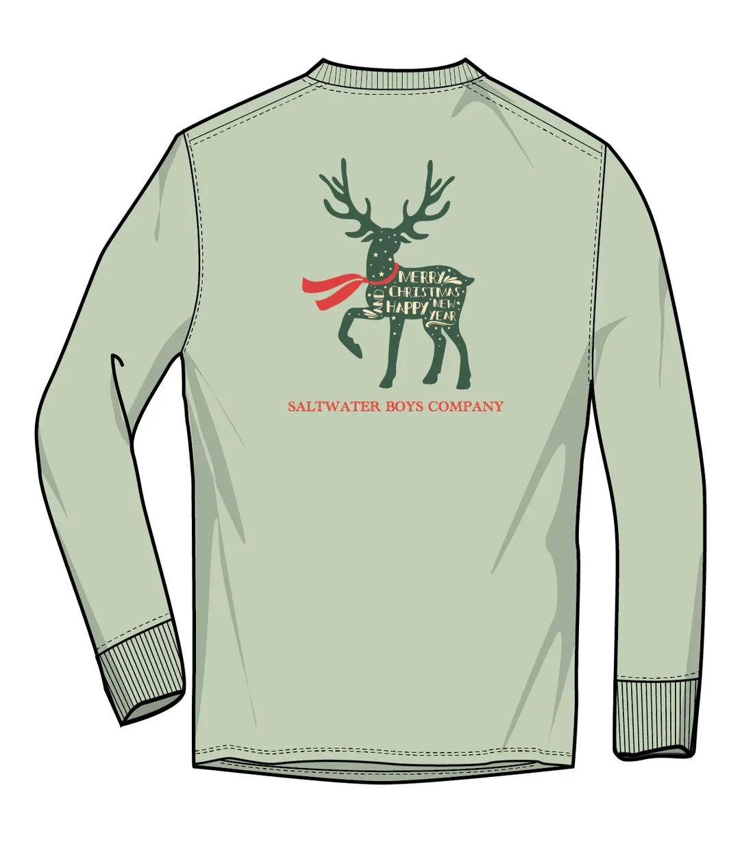 Christmas Deer Long Sleeve Tee