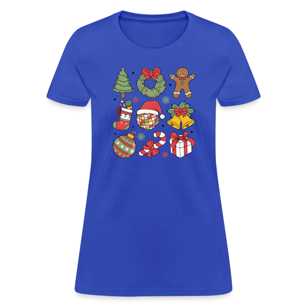 Christmas Holiday Season Women's Contoured T-Shirt