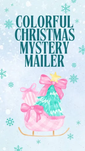 Colorful Christmas Mystery Mailer (Ships in 2-3 Weeks)