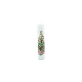 Danish Christmas Pillar Candle
