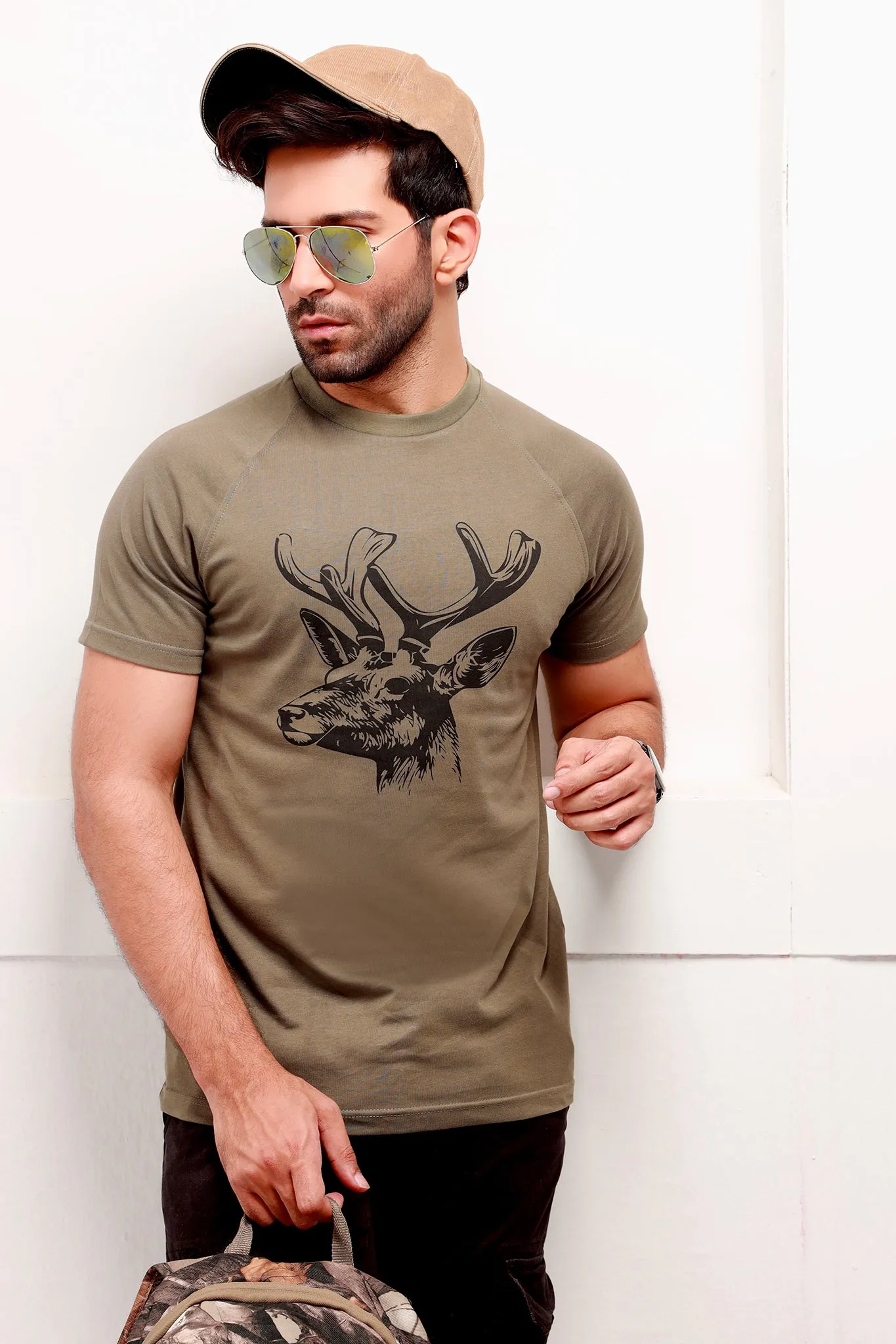 Deer Raglan T-Shirt -P21- MT0056R