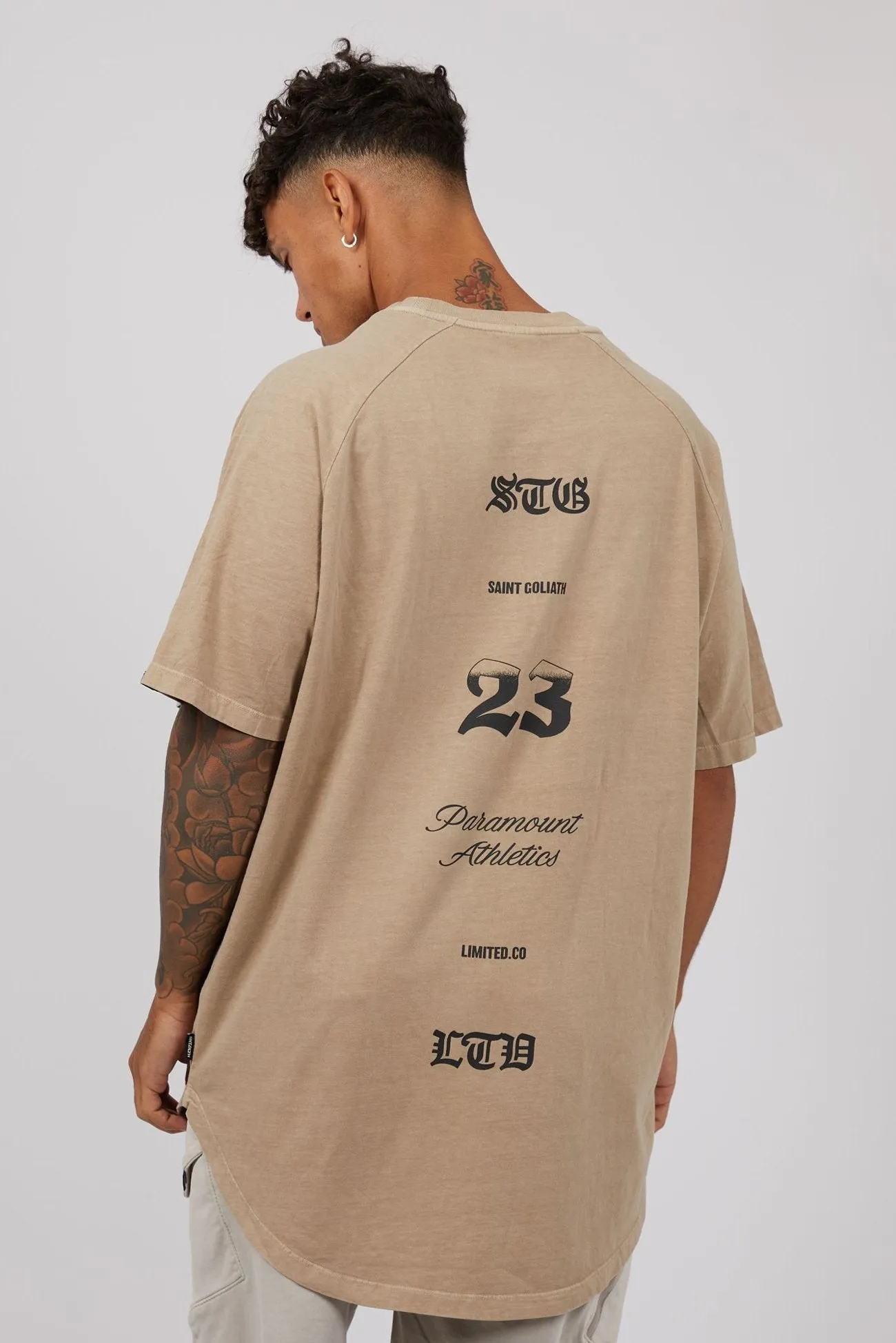 Elevate Raglan Tee Tan