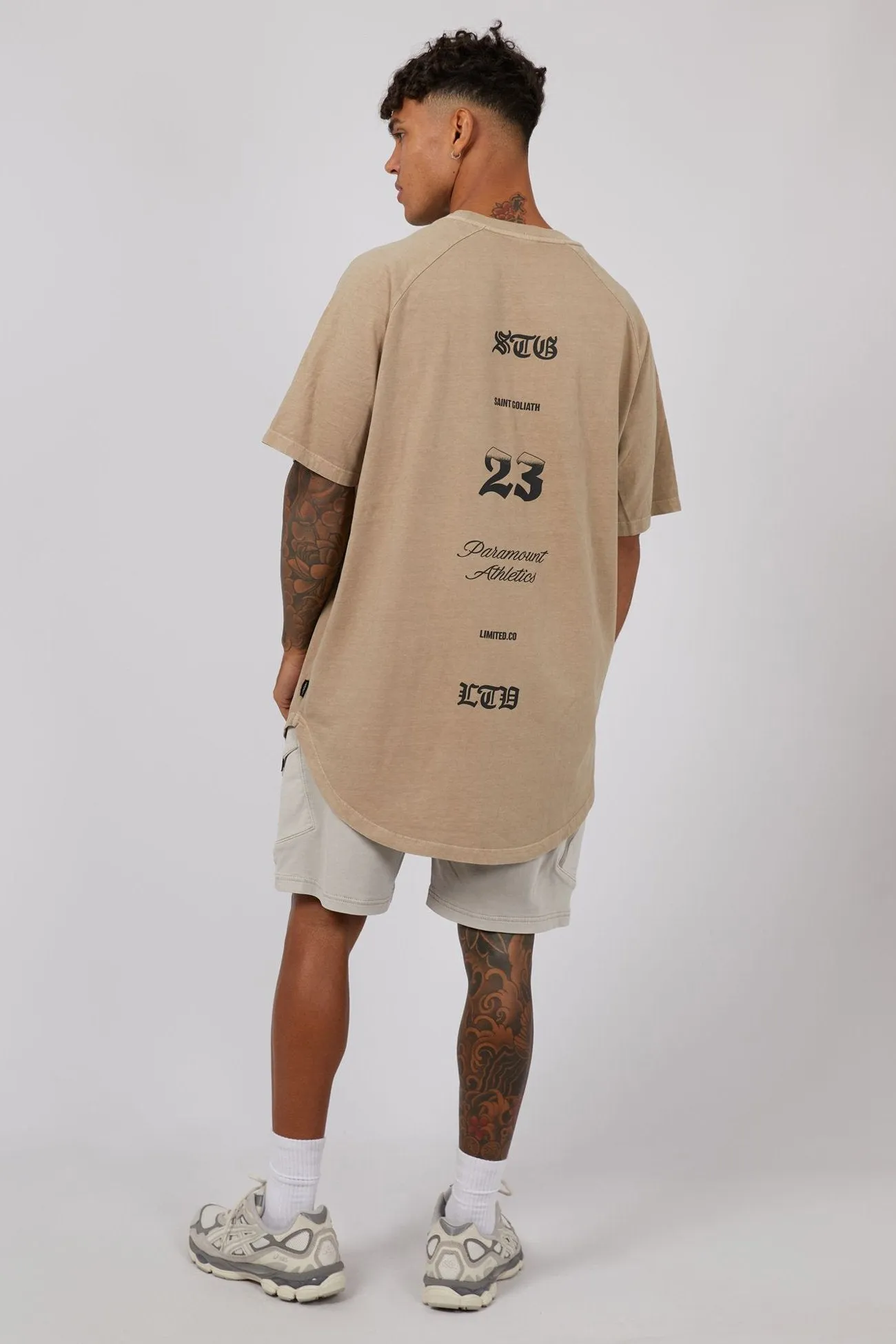 Elevate Raglan Tee Tan