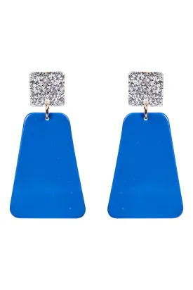 Elysian Sparkle Earring - Cobalt