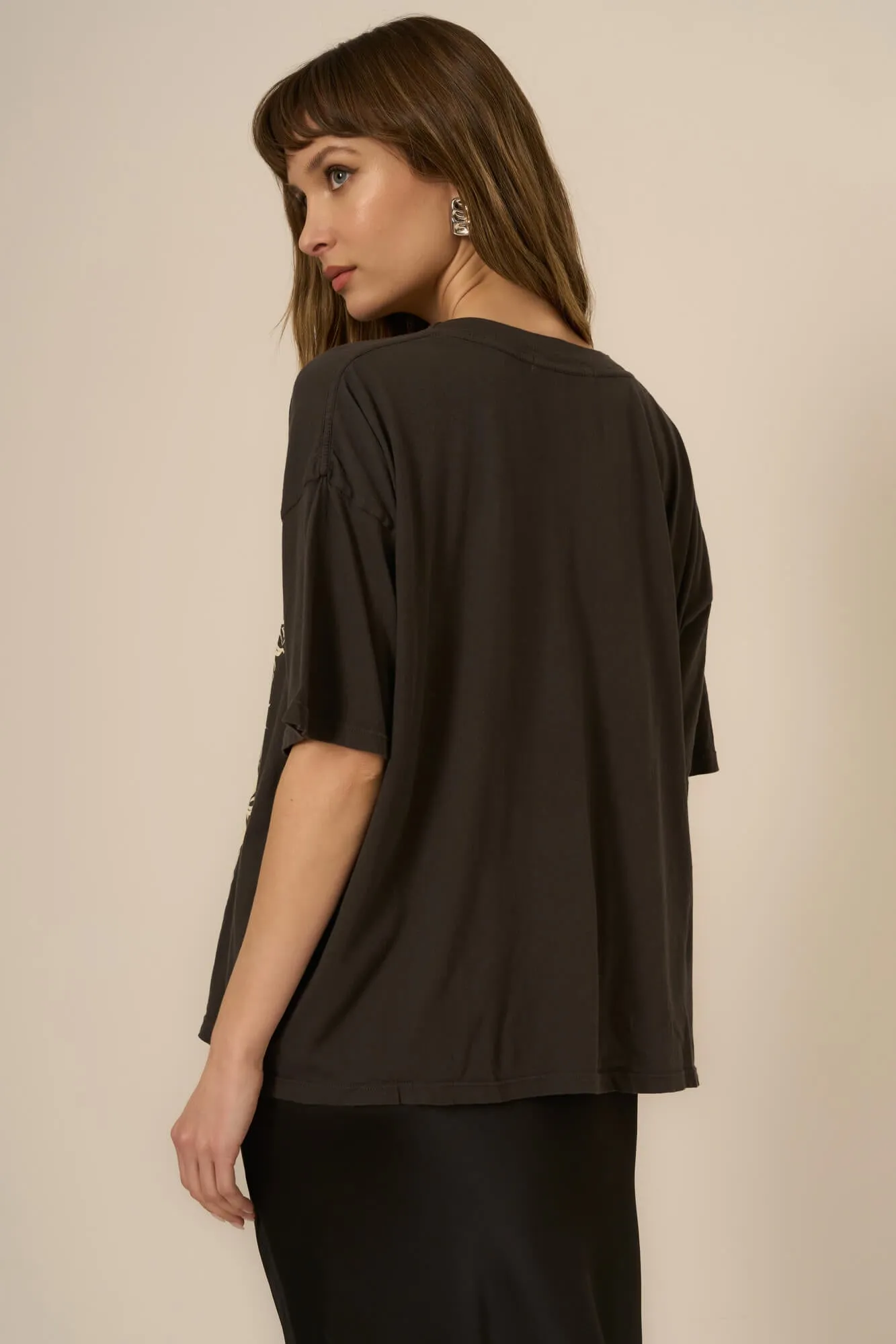 Espresso Martini Foil Perfect BF Tee - Vintage Black