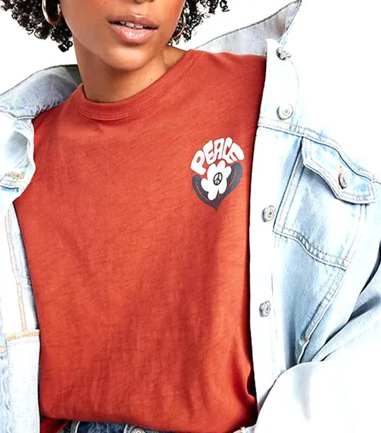Everywear Graphic T-Shirt Bronzed Amber
