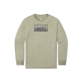 FieldTec™ Heathered Performance Tee - Marsh Mountains - Long Sleeve