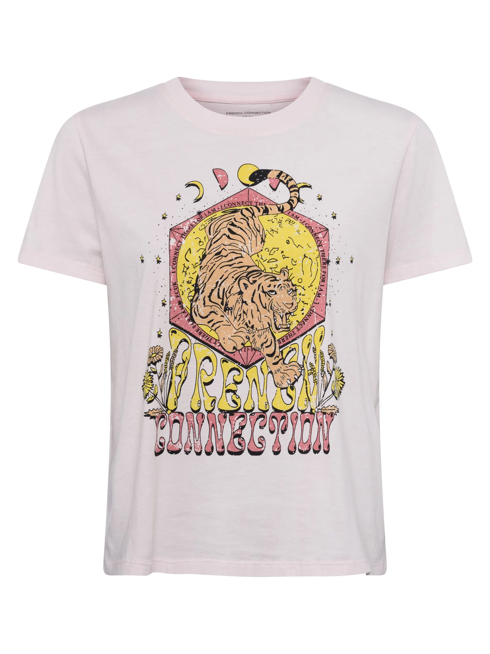 French Connection TIGER GRAPHIC BOYFIT TEE 76SNN