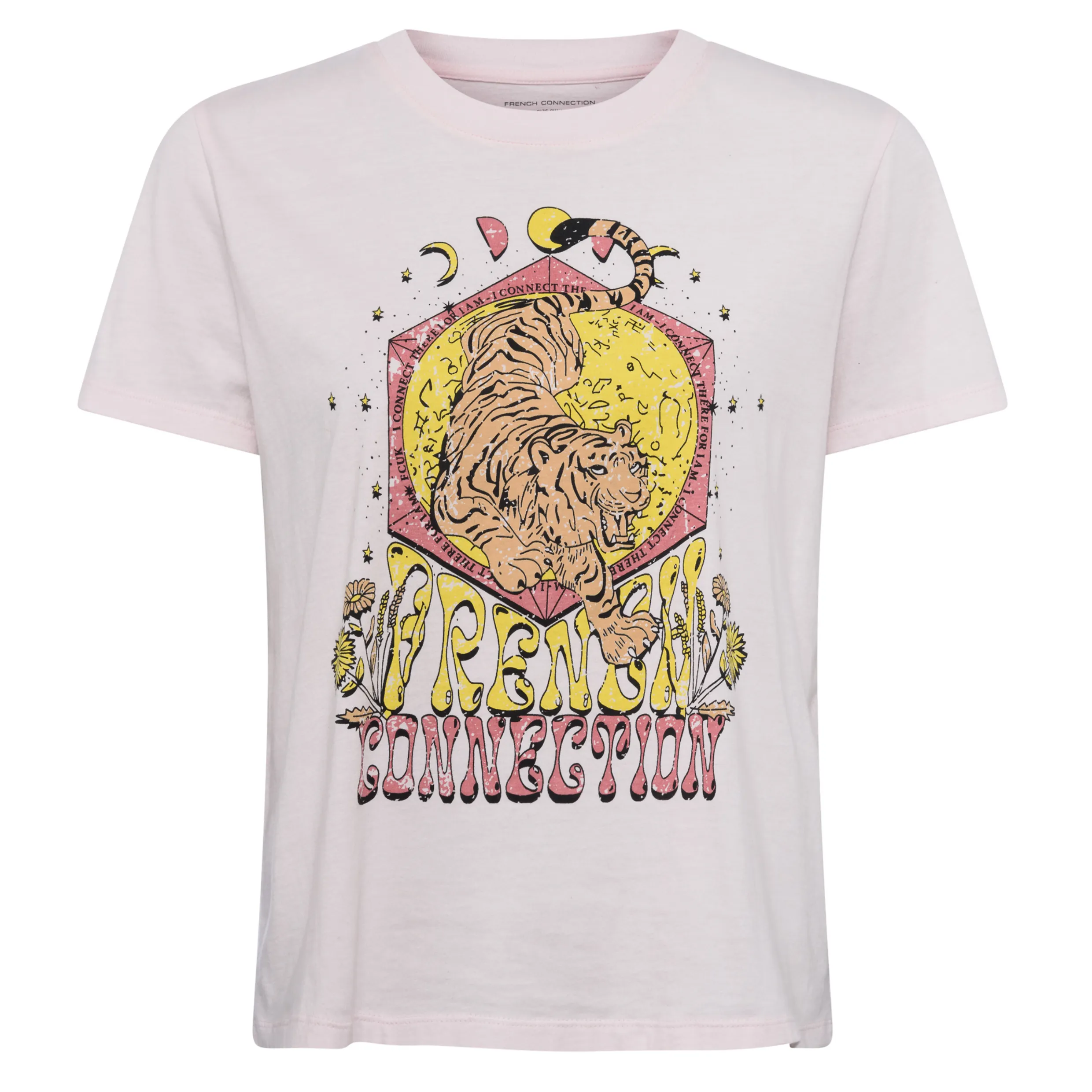 French Connection TIGER GRAPHIC BOYFIT TEE 76SNN