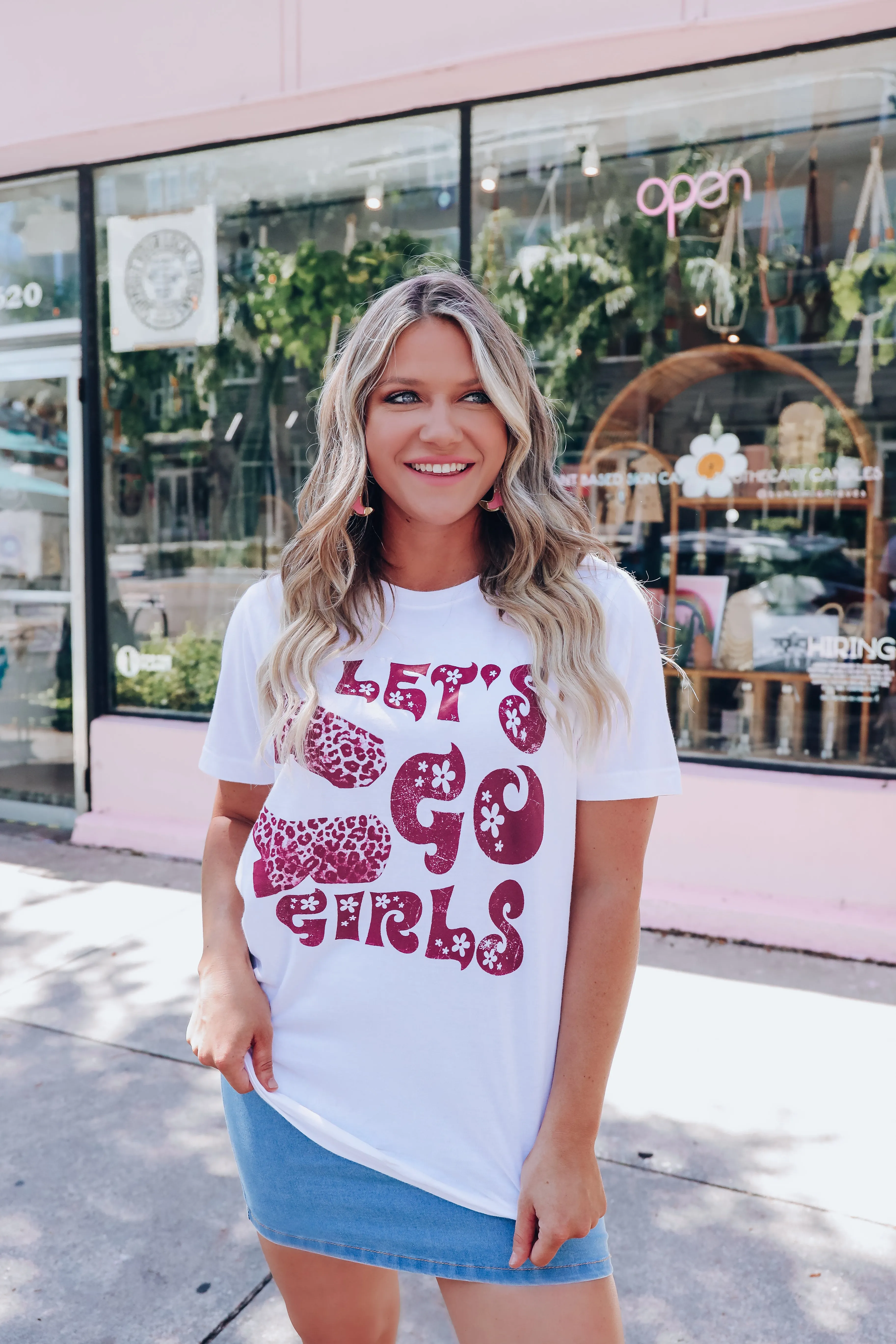 Go Girls Graphic Tee - White