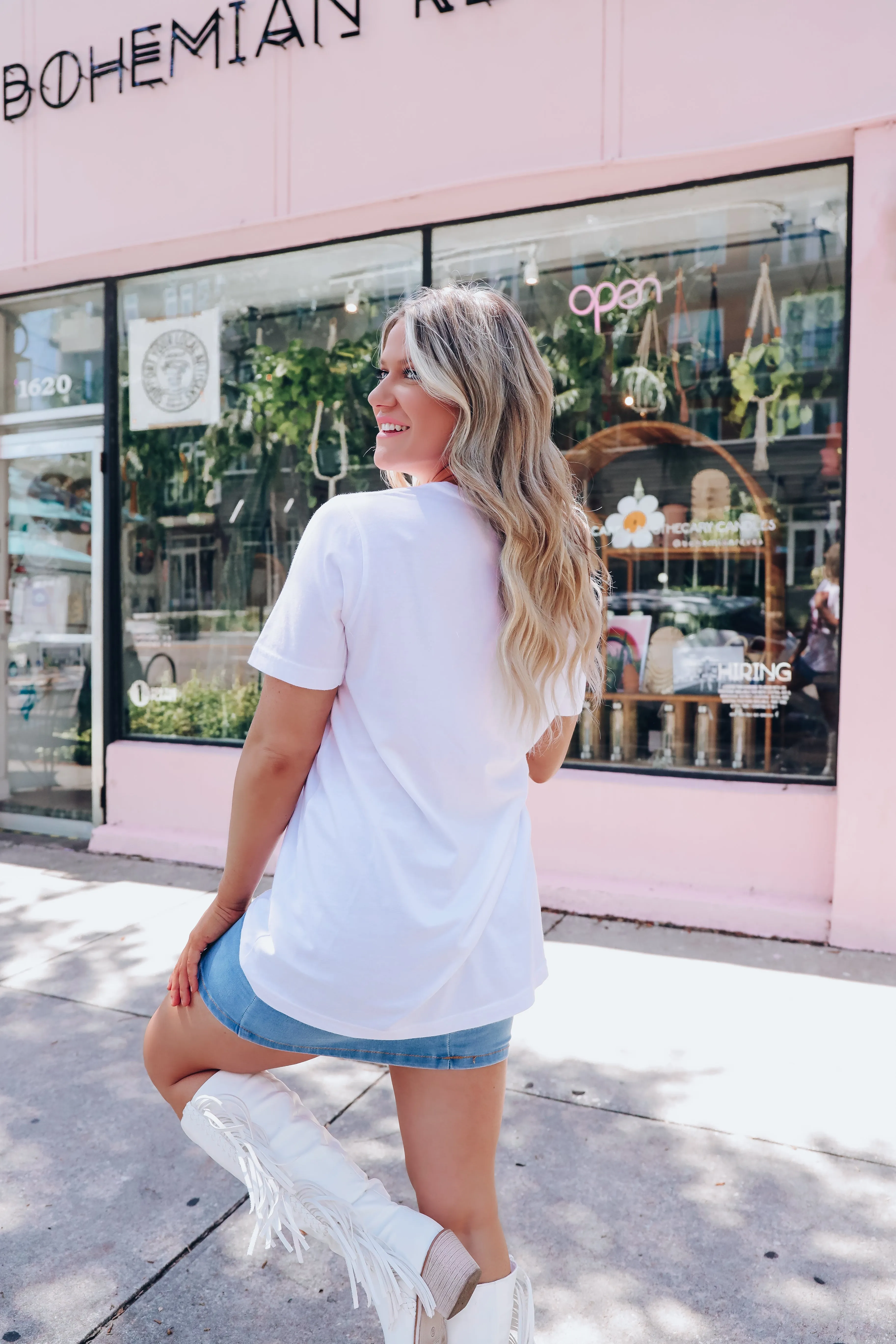Go Girls Graphic Tee - White