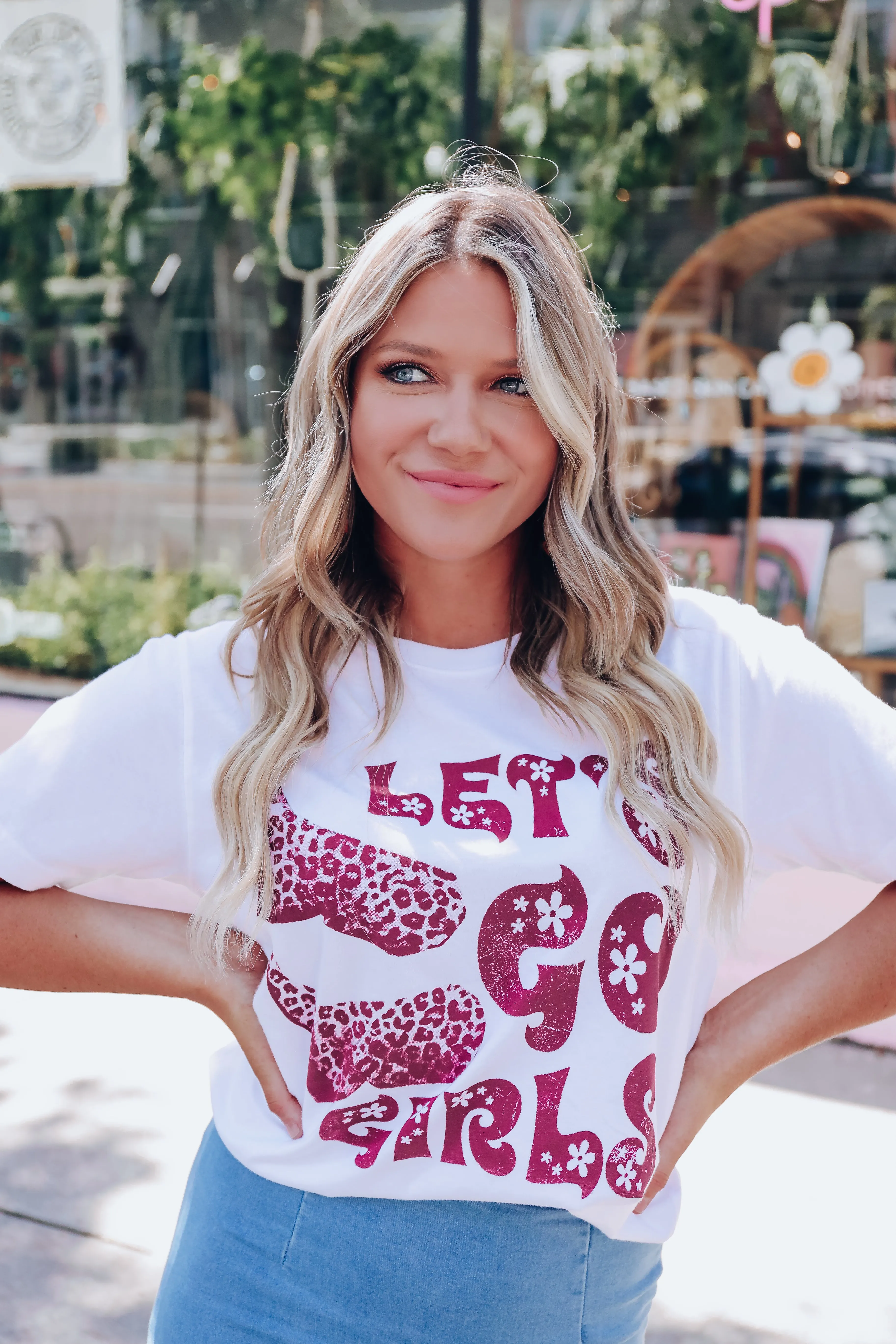 Go Girls Graphic Tee - White