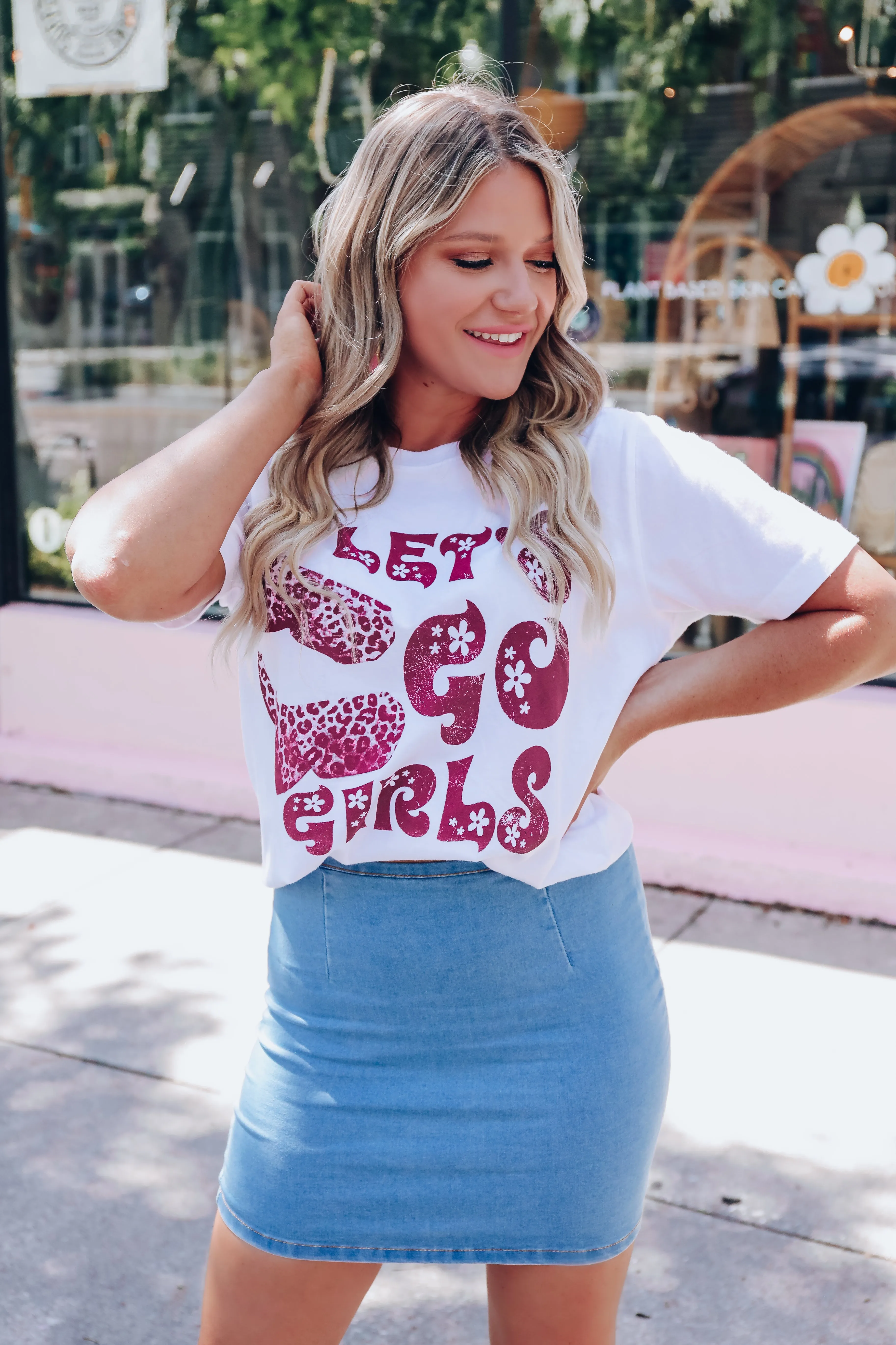 Go Girls Graphic Tee - White