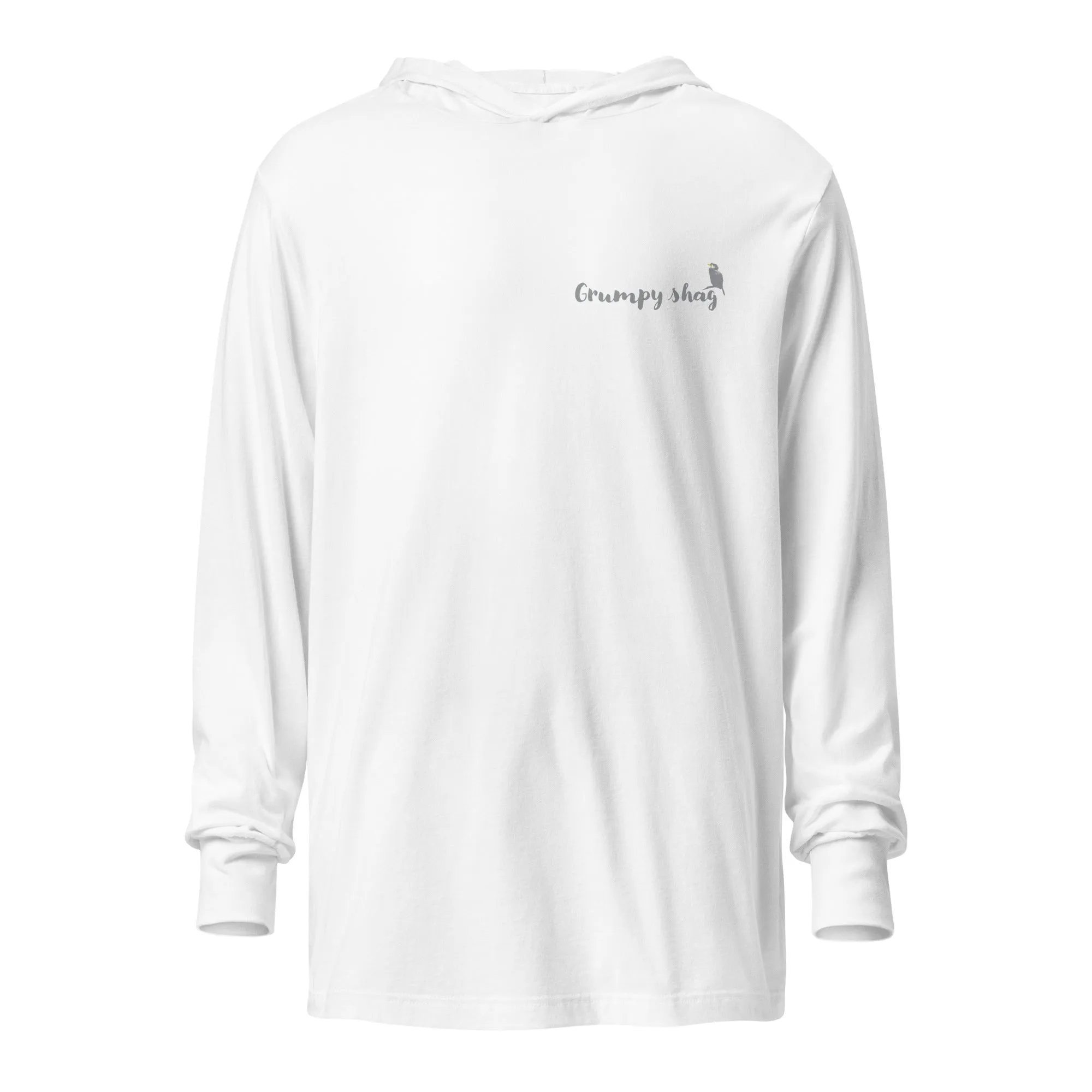 Grumpy shag Hooded long-sleeve tee