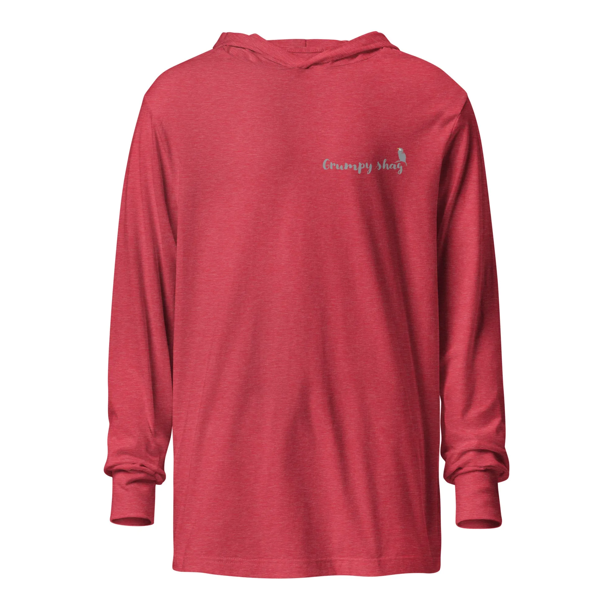 Grumpy shag Hooded long-sleeve tee