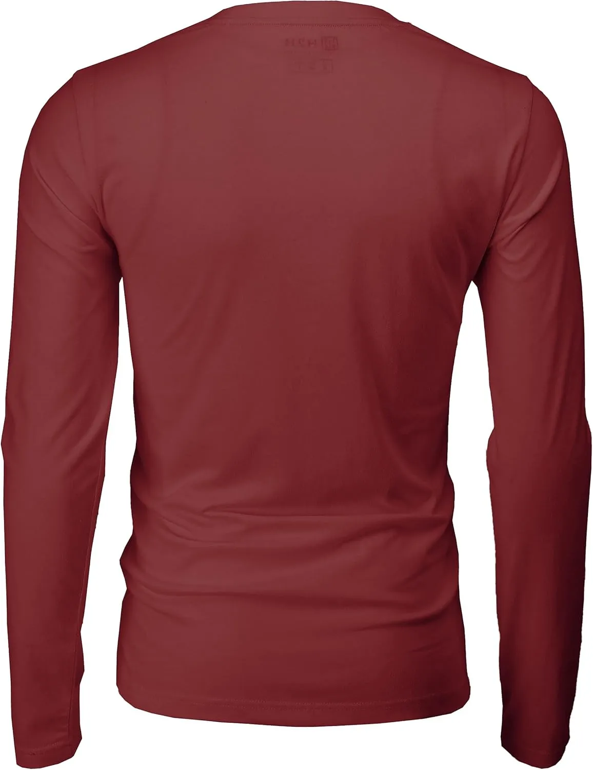 H2H Mens Casual Slim Fit Long Sleeve T-Shirts Soft Lightweight V-Neck/Crew-Neck Size XS to 3XL