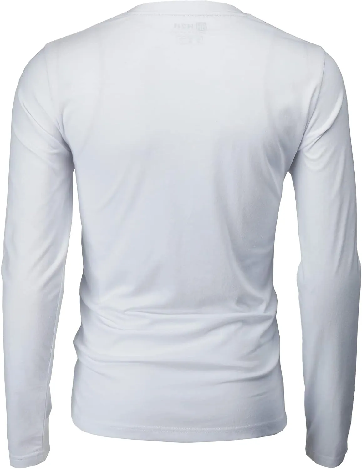 H2H Mens Casual Slim Fit Long Sleeve T-Shirts Soft Lightweight V-Neck/Crew-Neck Size XS to 3XL