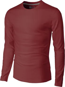 H2H Mens Casual Slim Fit Long Sleeve T-Shirts Soft Lightweight V-Neck/Crew-Neck Size XS to 3XL