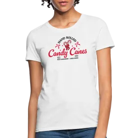 Hand Rolled Candy Canes Women's T-Shirt