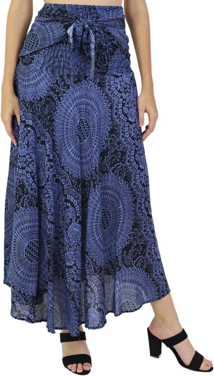Hippie Skirt Boho Dress Bohemian Gypsy Maxi Long Skirts for Women Summer midi Beach Dress