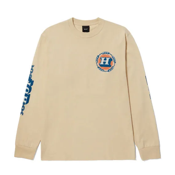 Huf Dependable Long Sleeve T-Shirt - Wheat